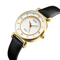 brand name genuine leather wrist watches for women